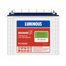luminous 150ah/12v battery(RC18000) SBM vehicle battery